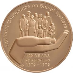Medal - National Conference on Social Welfare, 100th Anniversary NCSW