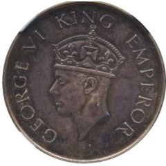 1 Dollar - George VI Silver Pattern, 1st Variety