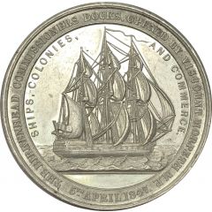 Medal - Opening of the Birkenhead docks