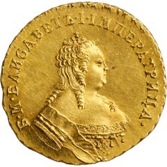 Ducat - Elizabeth Trade Coinage, Piedfort