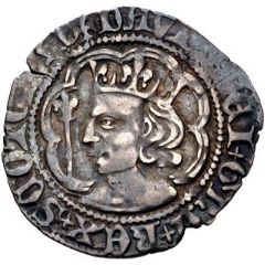 1/2 Groat - David II 2nd Coinage, Class C