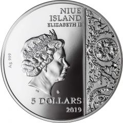 5 Dollars - Elizabeth II La Pietà