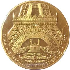 Token - Souvenirs et Patrimoine Paris - Tour Eiffel - Exposition Universelle