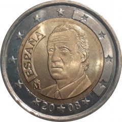 2 Euros - Juan Carlos I 1st type - 2nd map