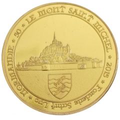 Jeton touristique - Fonderie Saint Luc - Le Mont Saint Michel - Archange Saint Michel