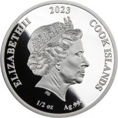 1/2 Dollar - Elizabeth II Posthumous, FIFA Women`s World Cup 2023: Official Trophy
