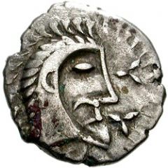 Silver Unit `Icenian O` Norfolk God Type with Moustache