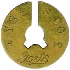 Telephone Token - Goetz R-10 Chicago, Illinois