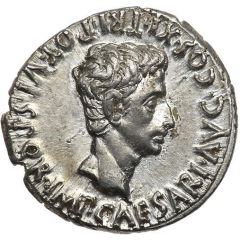 Denarius - Augustus CIVIB ET SIGN MILIT A PART RECVPE·