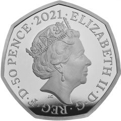 50 Pence - Elizabeth II John Logie Baird, Silver Proof