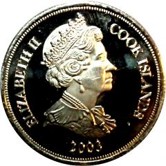 1 Dollar - Elizabeth II 1st Anniversary of the euro