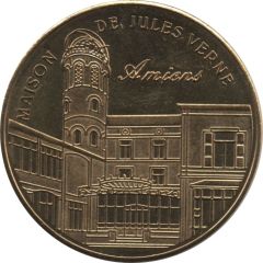 Token - Martineau and National Tokens - La France en médailles Amiens - Maison de Jules Verne