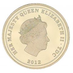 1/2 Sovereign - Elizabeth II Elizabeth and the Lion