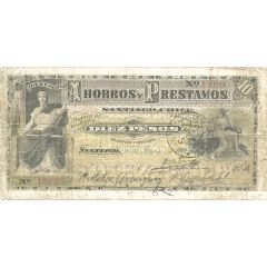 10 Pesos Banco de Ahorros y Préstamos