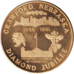 50 Cents - Crawford, Nebraska Crawford Diamond Jubilee