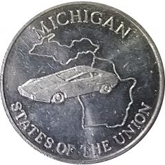 Token - Shell’s States of the Union Coin Game, Version 2 Michigan / Ohio