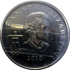 50 Cents - Elizabeth II Miga, Alpine Skiing