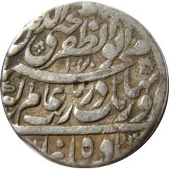1 Rupee - Aurangzeb Aurangabad mint