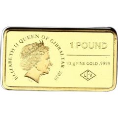 1 Pound - Elizabeth II UEFA Euro 2020 - London