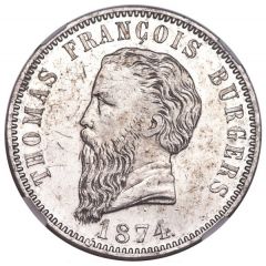 5 Shillings Zuid Afrikaansche Republiek, Transvaal Pattern