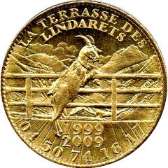 Token - Arthus Bertrand - Trésors de France La terrasse des Lindarets
