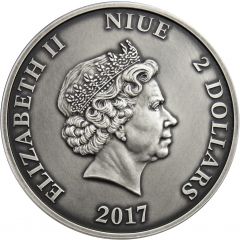 2 Dollars - Elizabeth II Art Nouveau
