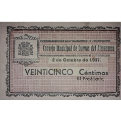 25 Céntimos Cuevas del Almanzora