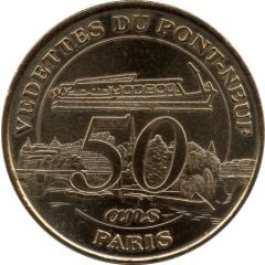 Monnaie de Paris Tourist Token - Paris Vedettes du Pont-Neuf - 50 ans