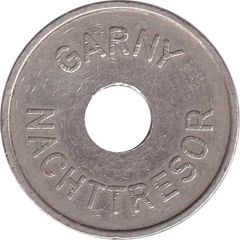 Safe deposit token - Garny Nachttresor Hamburg Sparkasse