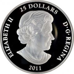 25 Dollars - Elizabeth II Toronto City Map