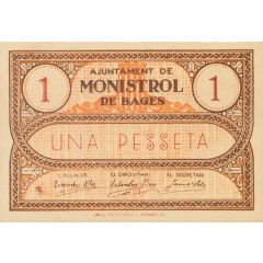 1 Peseta Monistrol de Bages