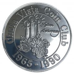 Medal - Chula Vista Coin Club 25th Anniversary