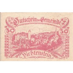 50 Heller Vichtenstein