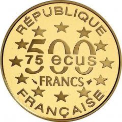 500 Francs / 75 Ecus Alhambra