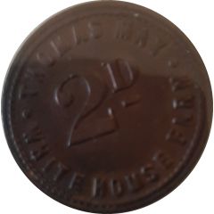 2 Pence - Thomas May Whitehouse Farm