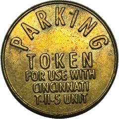 Token - Cincinnati Parking Control Cincinnati, Ohio