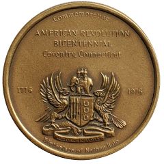 Token - American Revolution Bicentennial Coventry, Connecticut