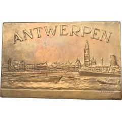 Plaquette - 60th anniversary of the festival of the city of Antwerp