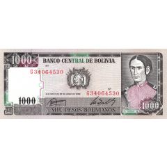 1000 Pesos Bolivianos