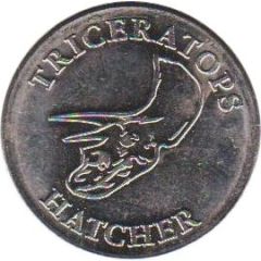 Token - Smithsonian Institution - Triceratops Hatcher Washington, District of Columbia