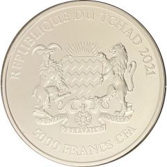 5000 Francs CFA Mandala Warthog