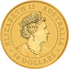 50 Dollars - Elizabeth II 6th Portrait - Kangaroo - Gold Bullion Coin