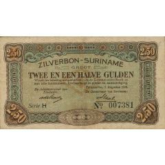 2 1/2 Gulden Silver voucher