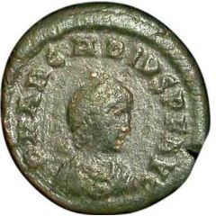 Nummus - Arcadius SALVS REIPVBLICAE, Constantinopolis