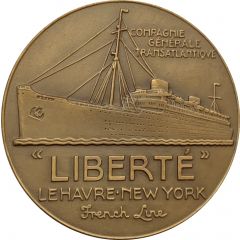 Medal - Cruise liner Liberté