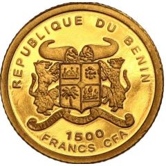 1500 Francs CFA The Thinker