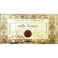 1000 Francs - type 1837 comptoirs