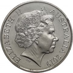 5 Cents - Elizabeth II 4th Portrait - 50th Anniversary Moon Landing