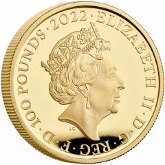 100 Pounds - Elizabeth II Edward VII, Gold Proof