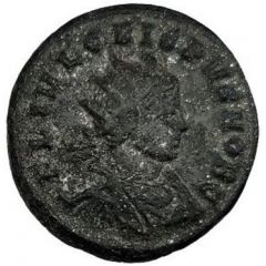 Nummus - Crispus VICTORIAE LAETAE PRINC PERP, Ticinium